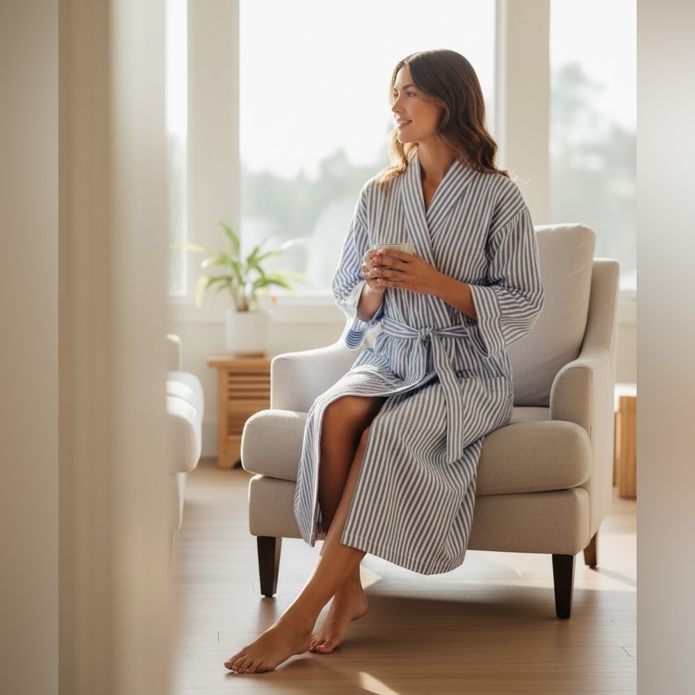 Room Essentials Luxury Bath Robe Self Care - Picture 6 of 6